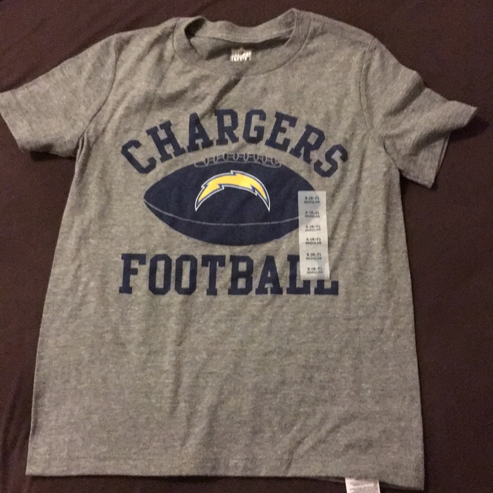 Chargers Football grey t-shirt for boys